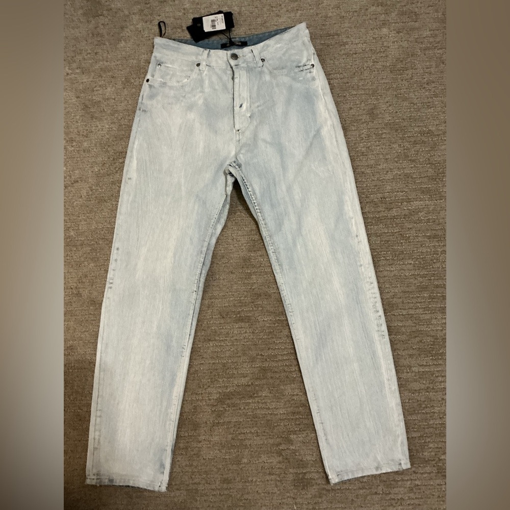 Roberto Cavalli Light Painted Jeans NWT Made in Italy Size 30 $750 Retail